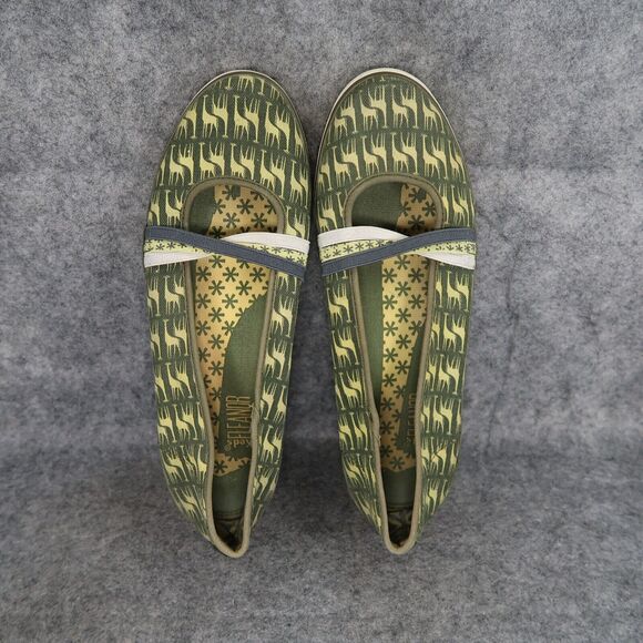 Keds Shoes Womens 8.5 Slip On Sneakers Casual Eleanor Giraffe Mary Jane Flats - Picture 6 of 13